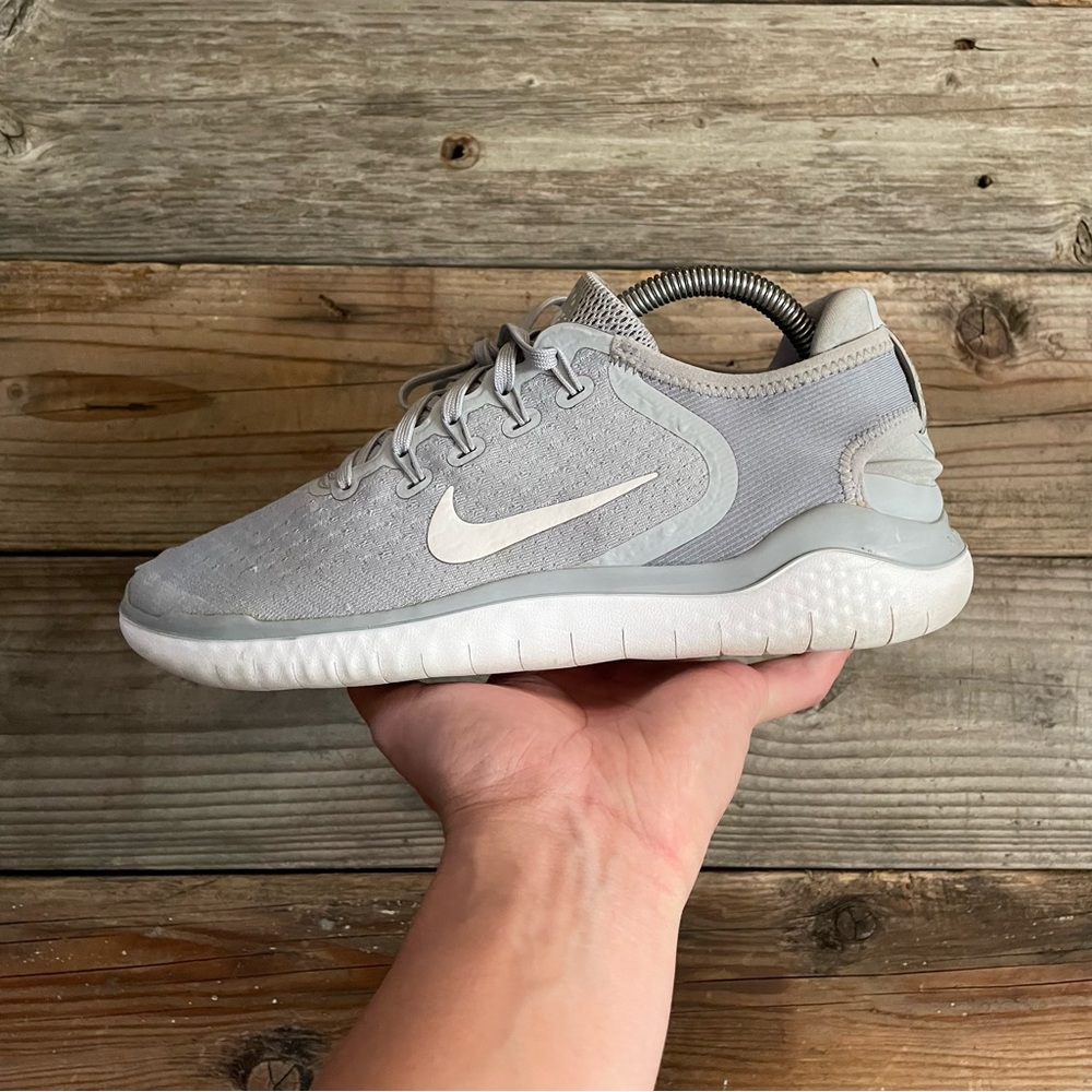 Women Size 7.5 Nike Free RN 2018 Wolf Grey Running Shoes Sneakers